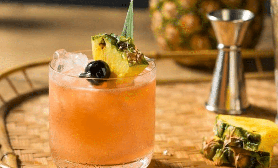 A generous cocktail menu